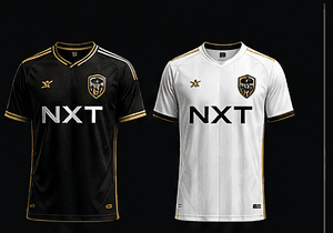 NXT SC home kit — jersey, shorts, and socks
